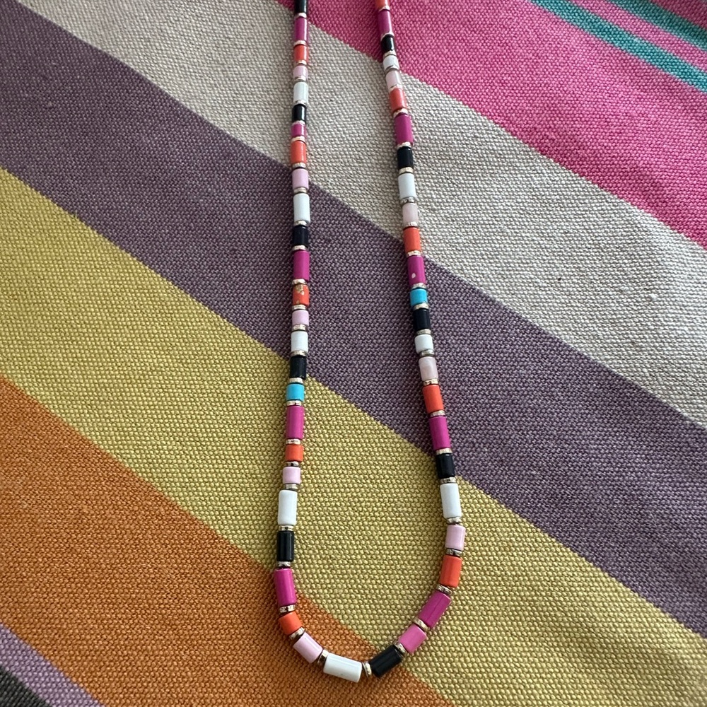 LOFT Colorful Beaded Necklace